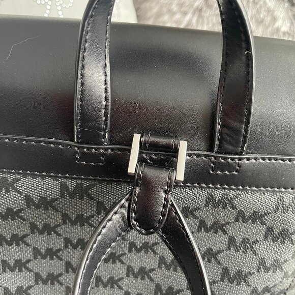 Black & Gray MK Backpack - Picture 3 of 6